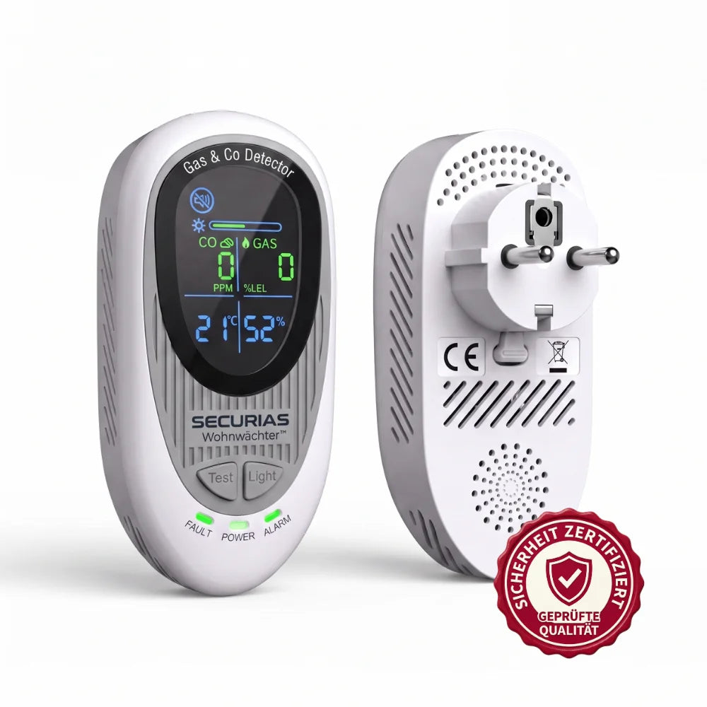 SECURIAS™ 4 in 1 CO Detektor für Wohnmobile
