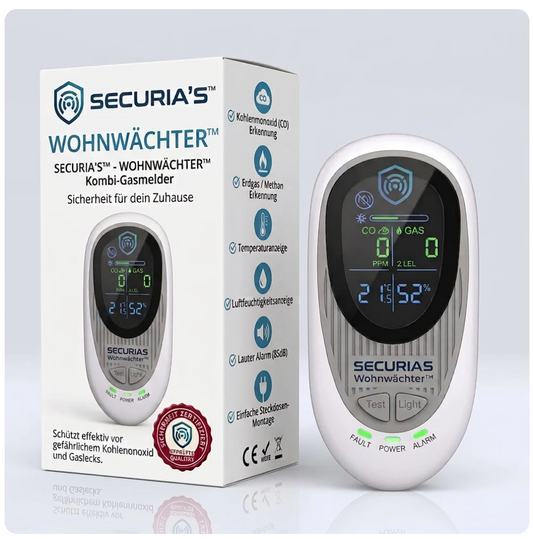 SECURIAS 4 in 1 CO Detektor für Haushalte